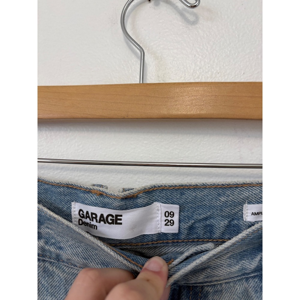 New Garage Low Rise Baggy Jeans – Tori Blue – Size 9/29 - Picture 3 of 6